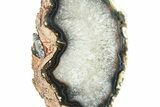 Agate Slab on Metal Base - Brazil #206865-2